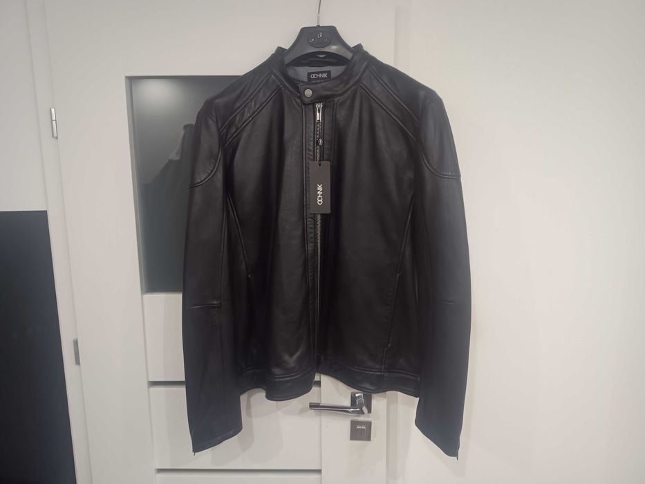 Nowa męska kurtka skórzana Ochnik 4XL