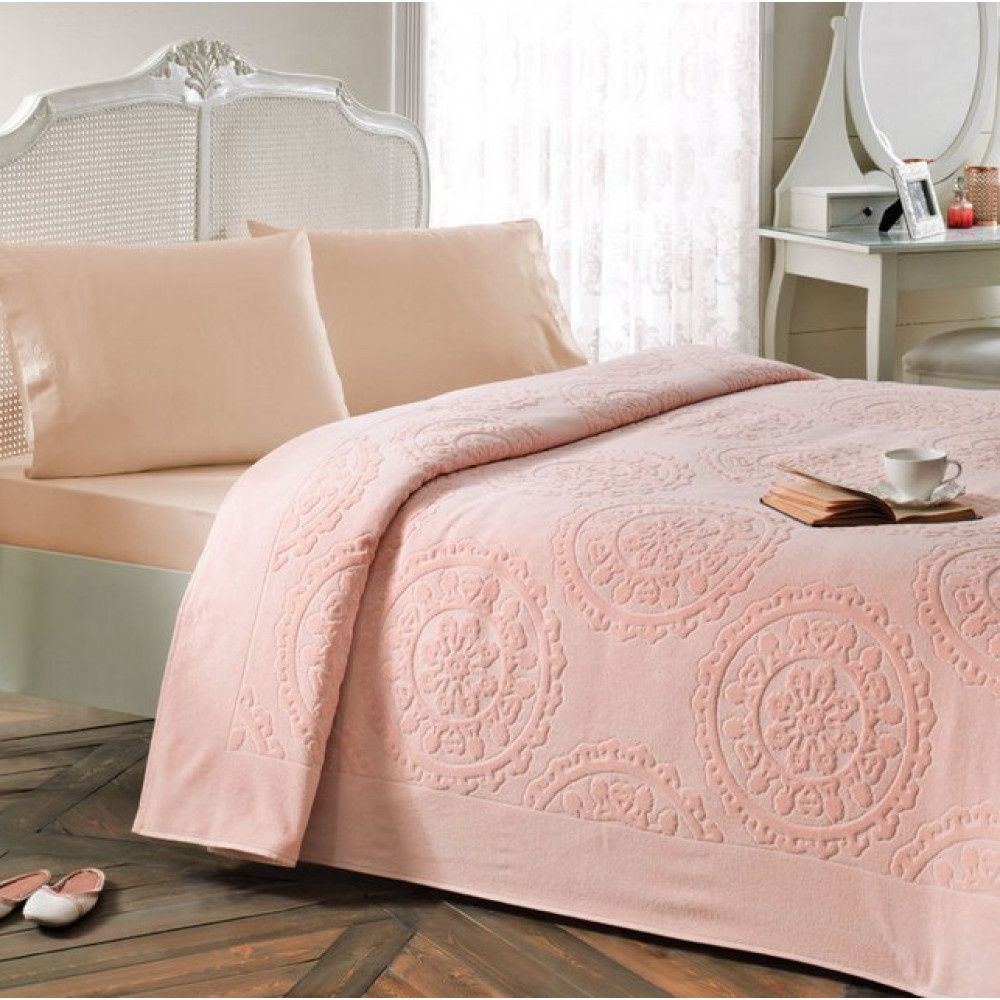 Комплекты постельного белья Tivolyo home с махровым покрывалом Baroc