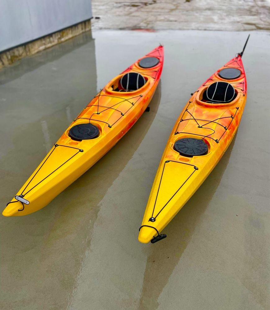 Kajak jedynka Tahe Fit147/ Ormen Zegul Kayaks- bez RS, HDPE, morski