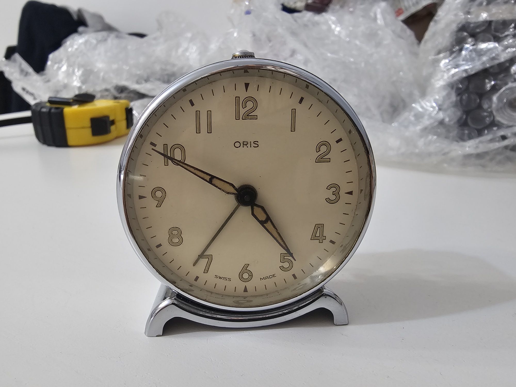 Oris Made in swiss PRL stary budzik
