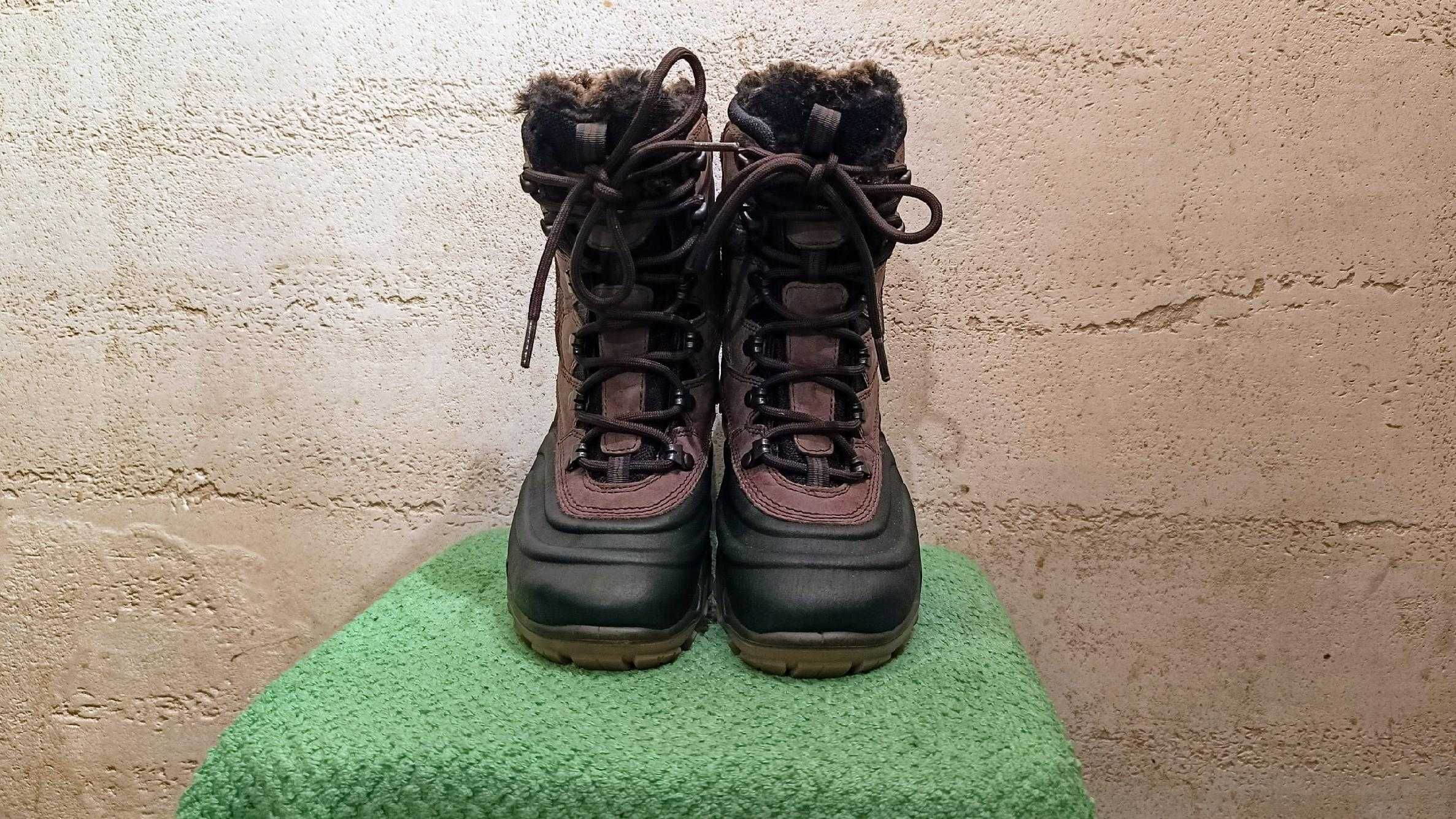 Damskie śniegowce ECCO EXPEDITION II r.37 skóra Gore-Tex stan idealny