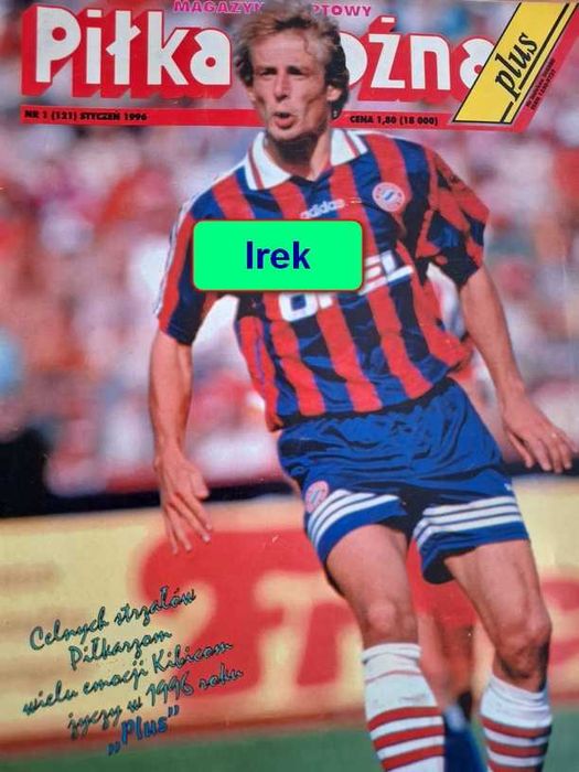 Miesięcznik "Piłka Nożna - plus" - rocznik 1996