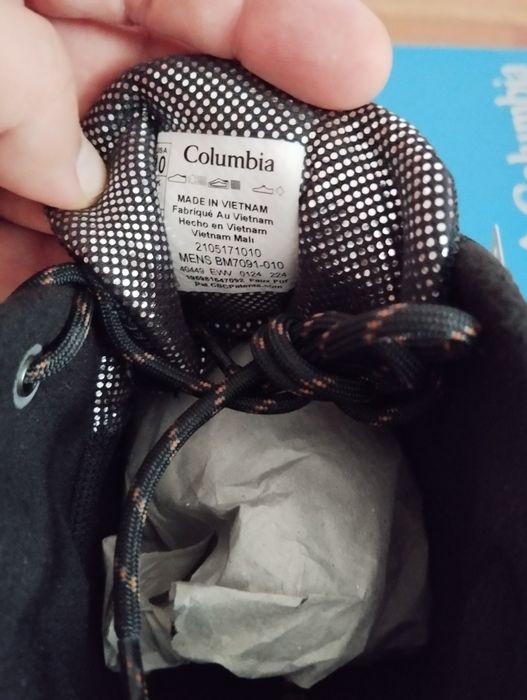 Ботинки Columbia Waterproof 43р.оригінал чоловічі кросівки взуття зима