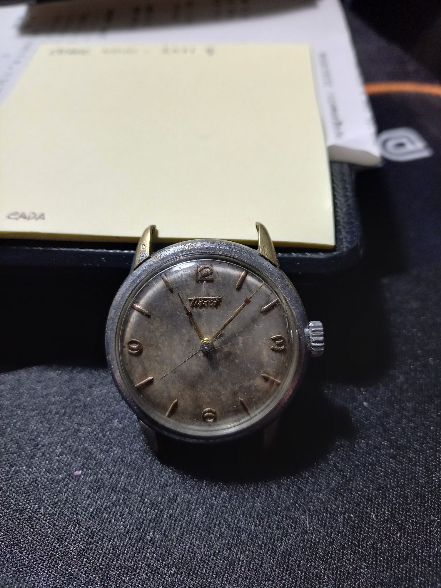 Relógio de corda Tissot antigo, anos 40