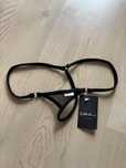Nowe mini stringi majtki czarne