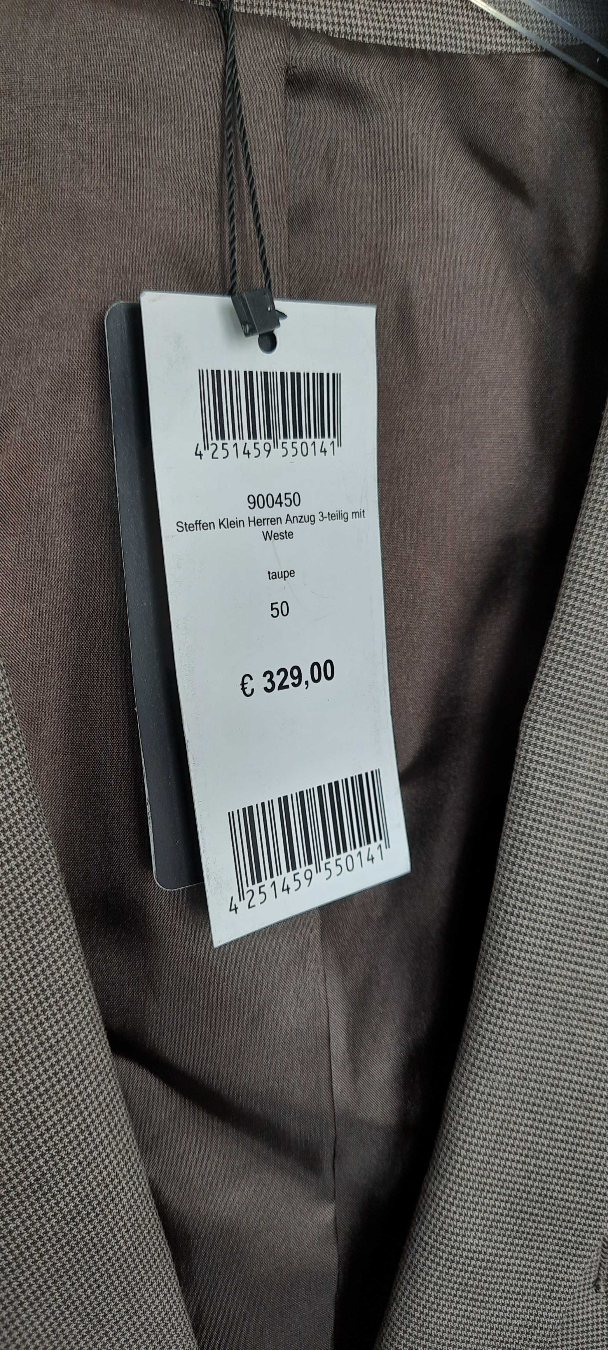 Obniżka ceny! Marynarka męska Steffen Klein, rozmiar 50