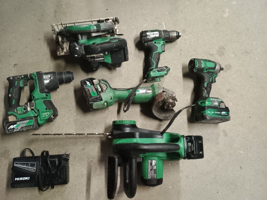 Zestaw narzędzi akumulatorowych Hikoki 36 V multivolt hitachi