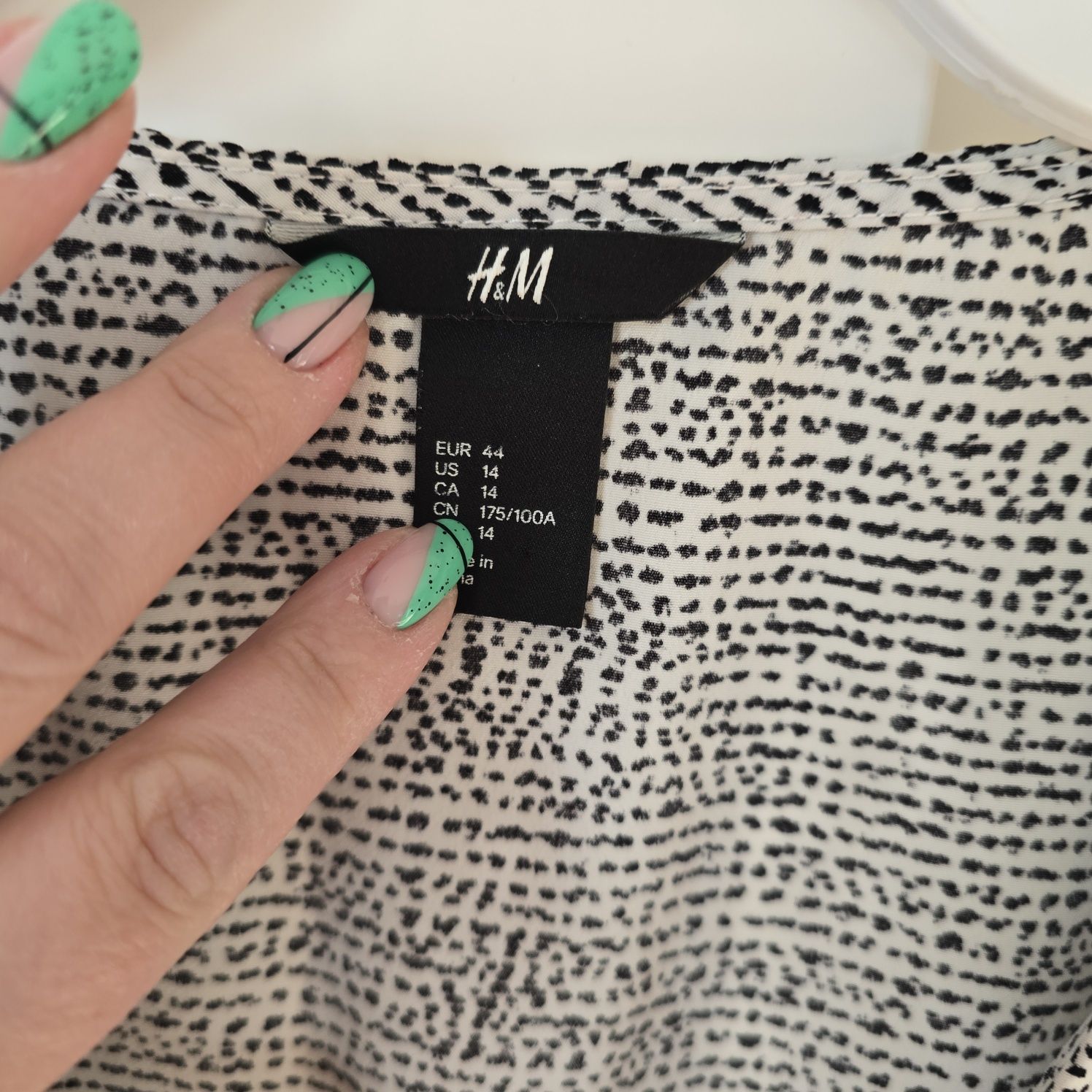 Sukienka letnia hm 44 xxl krótki rękaw