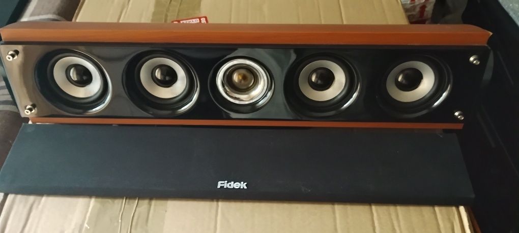 Fidek Vintage surround speaker i  front ,center speaker i subwofer