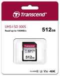 Karta pamięci Transcend 512GB SDXC 300S Class 10 UHS-I U3 V30 Nowa