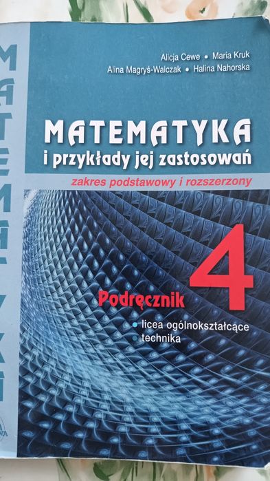 Matematyka 4 podręcznik