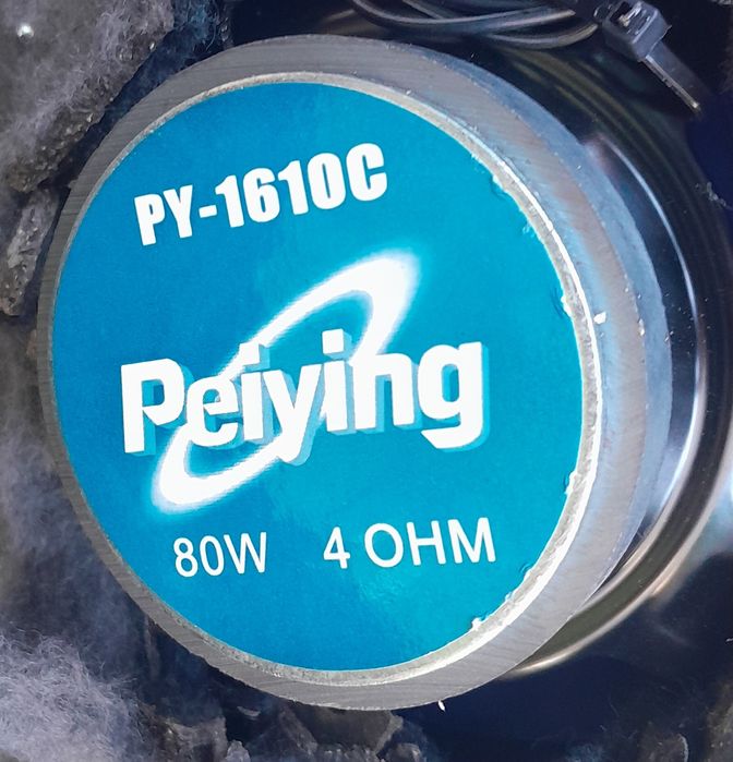 Głośniki dwudrożne PEIYING 1610C /2 x 80w / 16cm