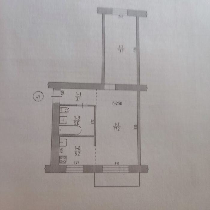 Продаж 2 кімнатної квартири