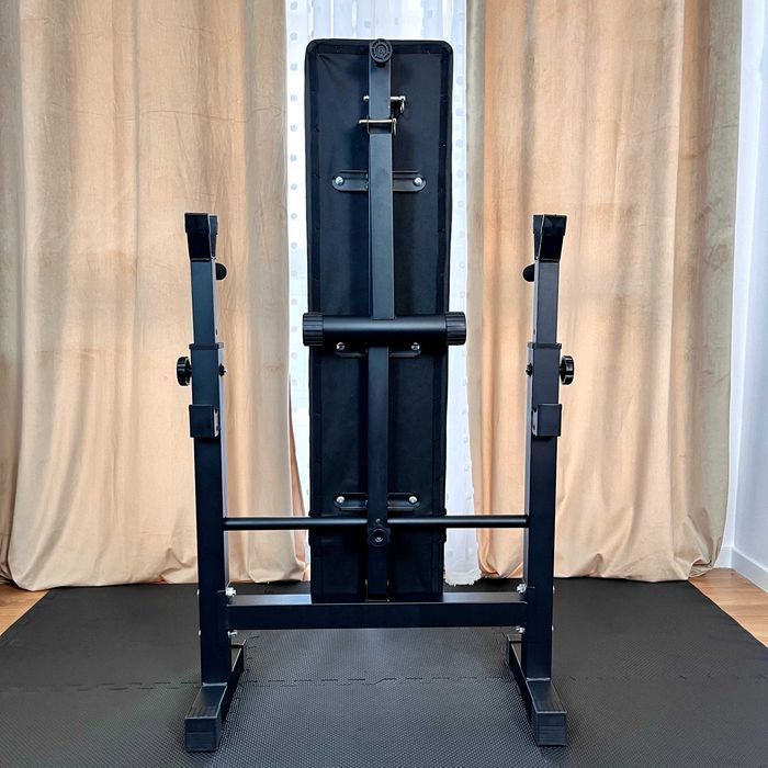 Zestaw Do Ćwiczeń 126kg Domowa Siłownia Ławeczka Atlas Sprzęt Siłowy