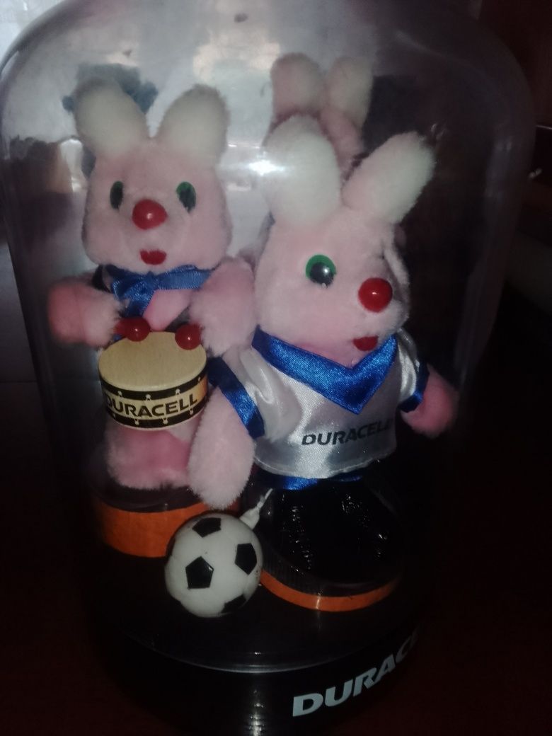 3 maskotki króliczki podświetlane Duracell