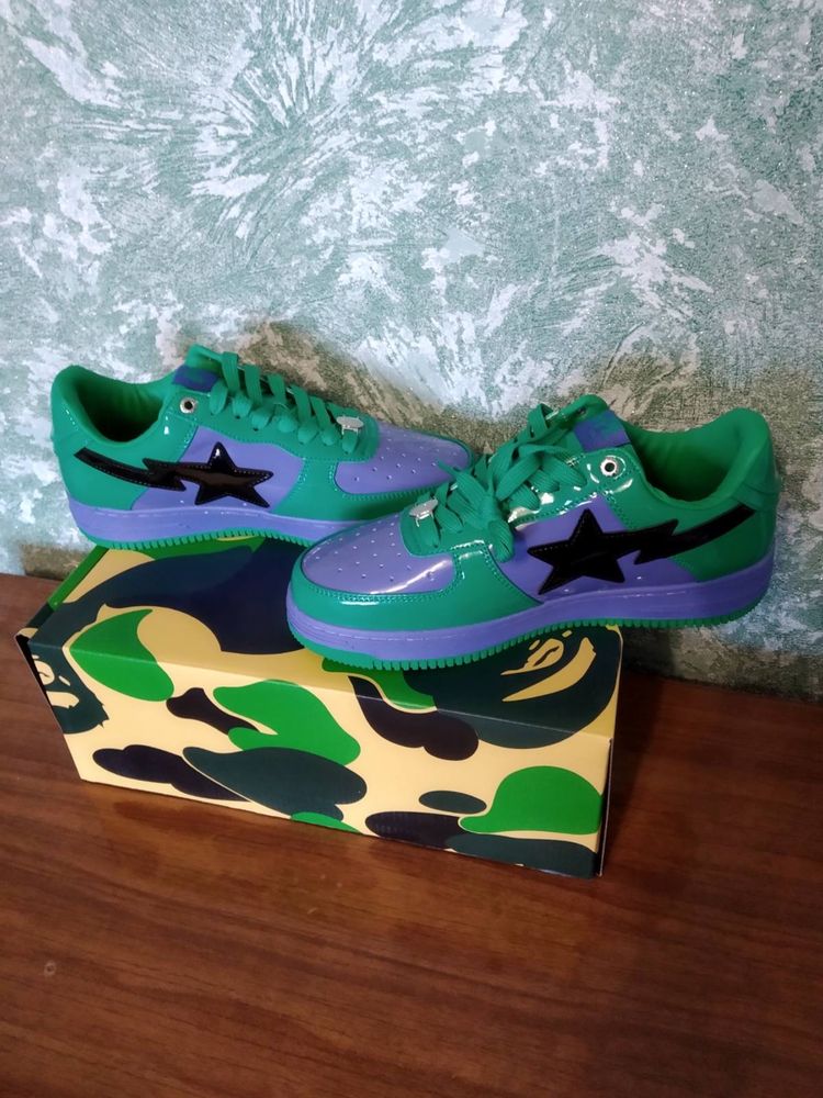 Bape Sta x Marvel Hulk off white