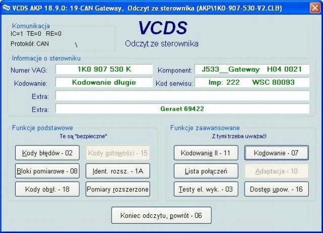 VW Audi Skoda VAG VCDS VAS Kody,Loginy,Kodowania+DUMP ATMEGA 2024r