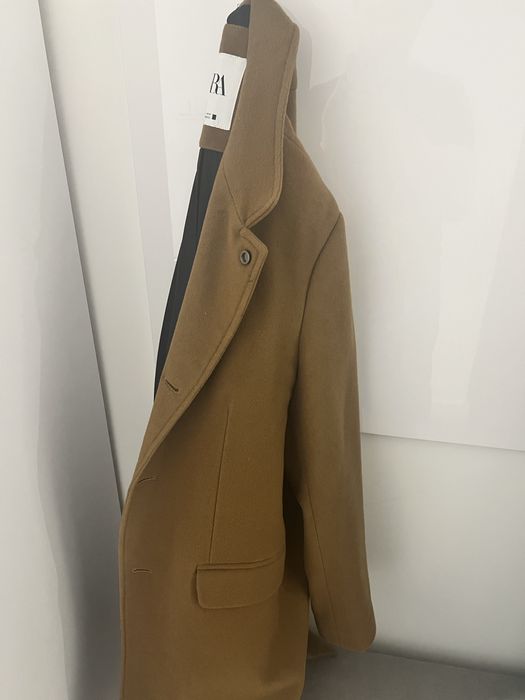 Płaszcz wełniany zara