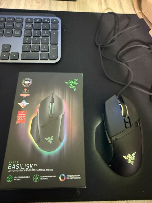Myszka Razer Basilisk V3 Gamingowa przewodowa RGB gwarancja