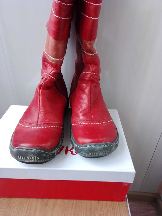 сапоги женские зимние натуральная кожа овчина 38 размер 25см Германия