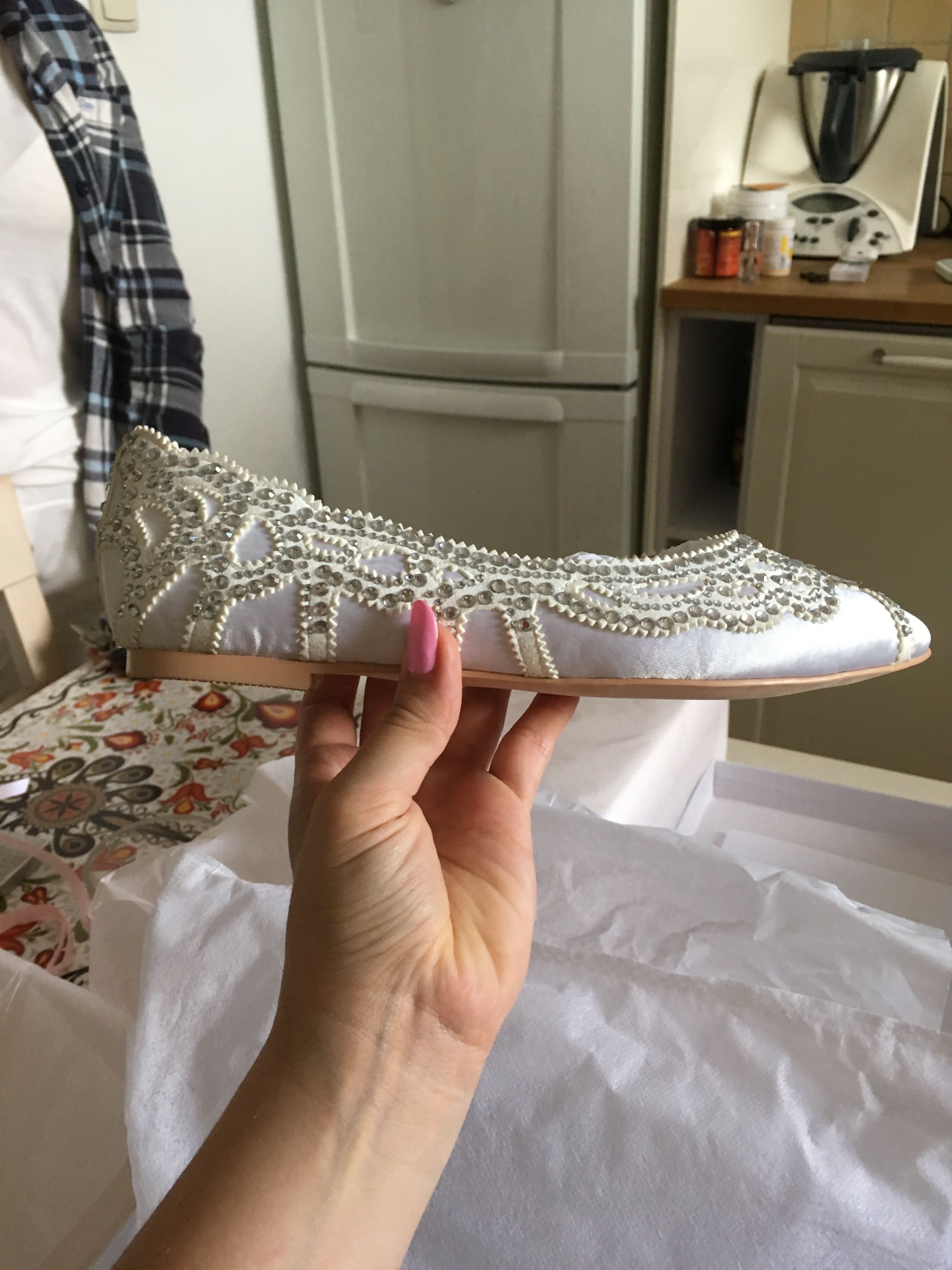 Buty ślubne Ksis Wedding Shoes Tiana White