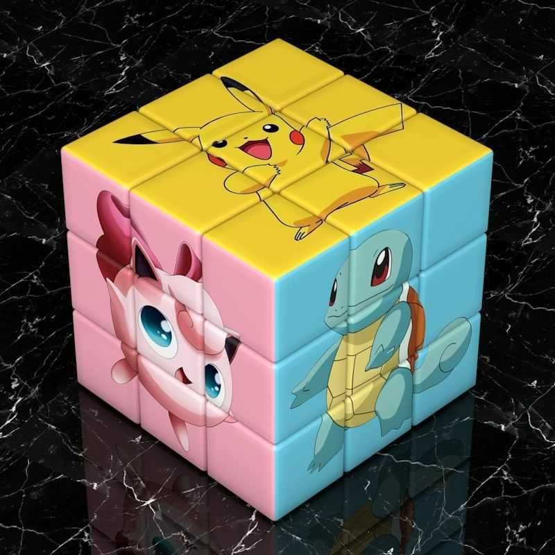 Pokemon Kostka Logiczna Do Układania 3x3x3 HIT