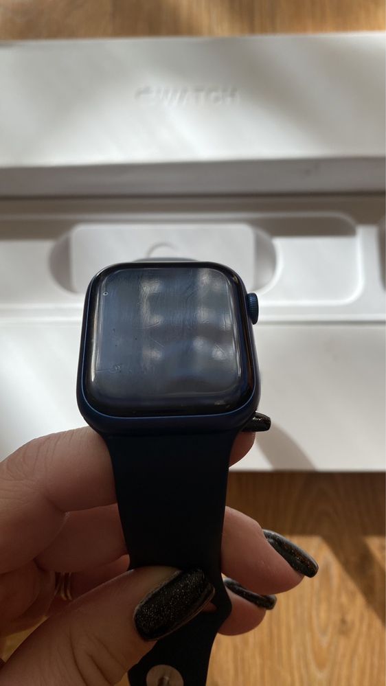 Apple Watch series 7 GPS + Cellular 45mm niebieski
