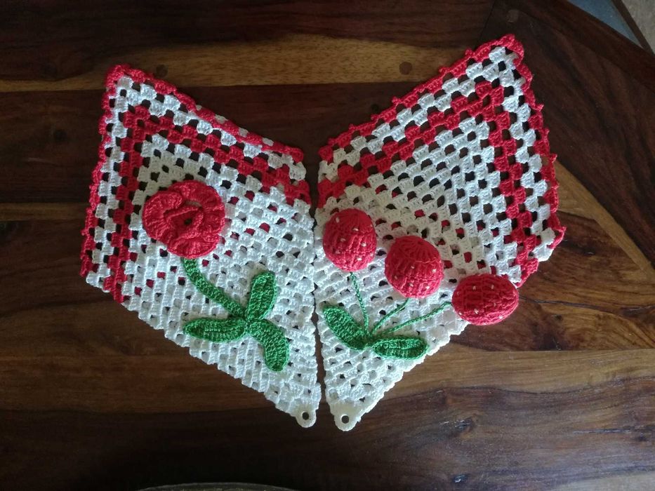 Artigo croché, duas pecas