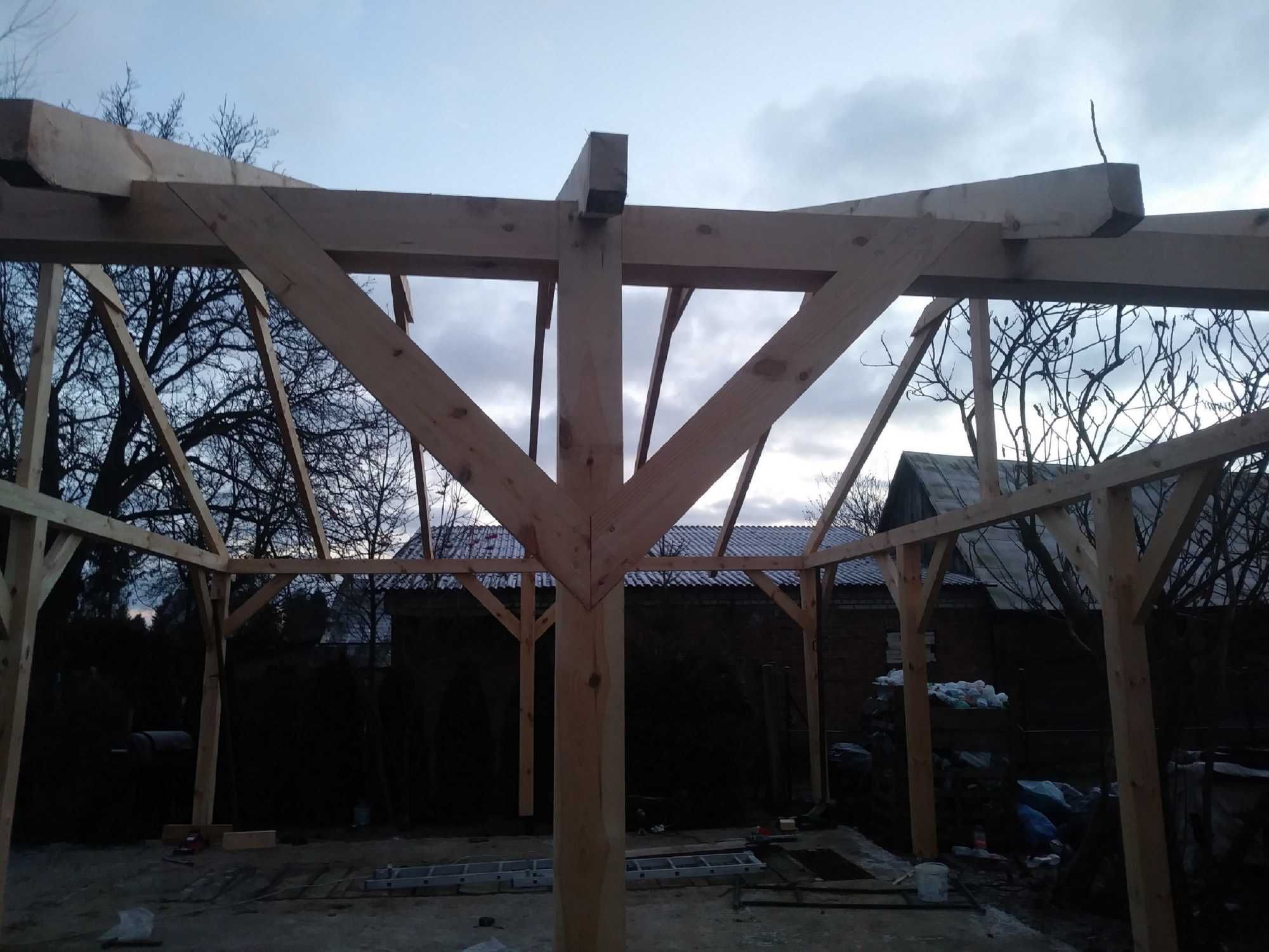 WIATA garażowa o wymiarze 8 x 6