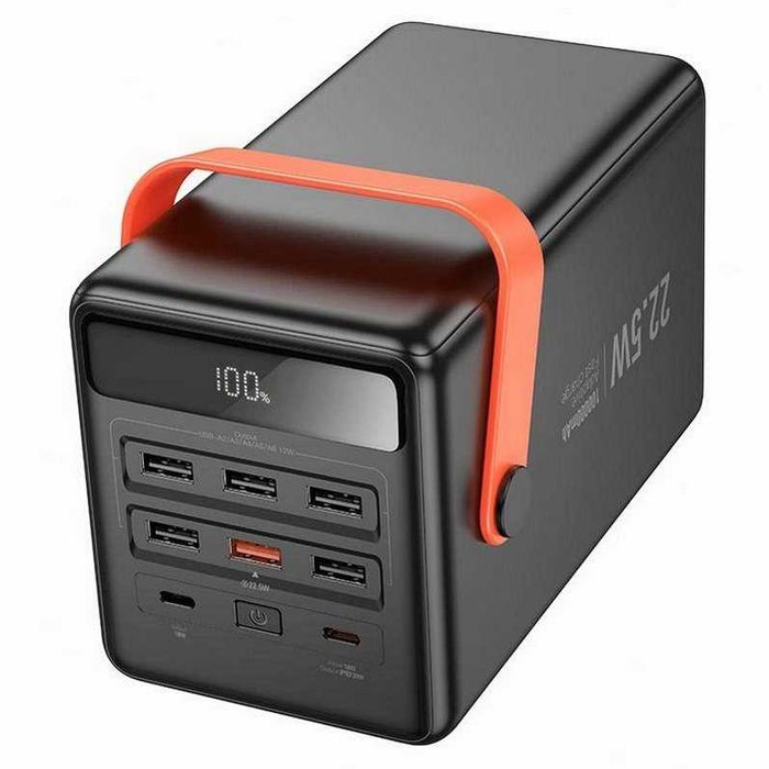 Портативное зарядное устройство ёмкостью 100000mAh HOCO J142 повербанк