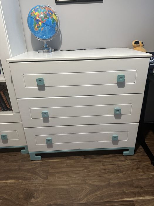 Zestaw mebli do pokoju dziecięcego Pinio Toto drewno