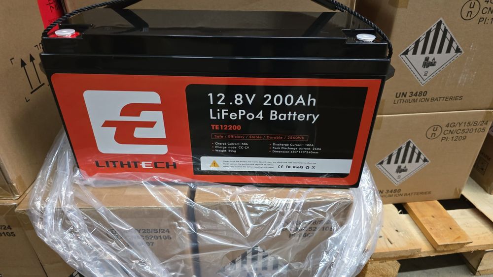 акумулятори літієві 100Ah,LiFePo4,та гелеві
