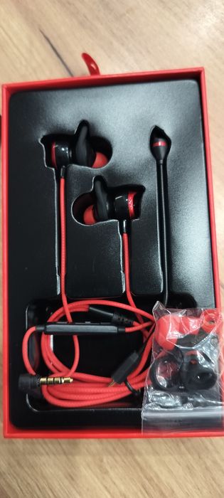 Słuchawki gamingowe douszne z dwoma mikfofonami TRONER G200X