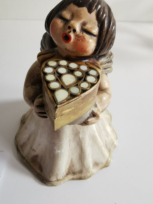 Anioł Thun Bonzen Angel. Antyk.