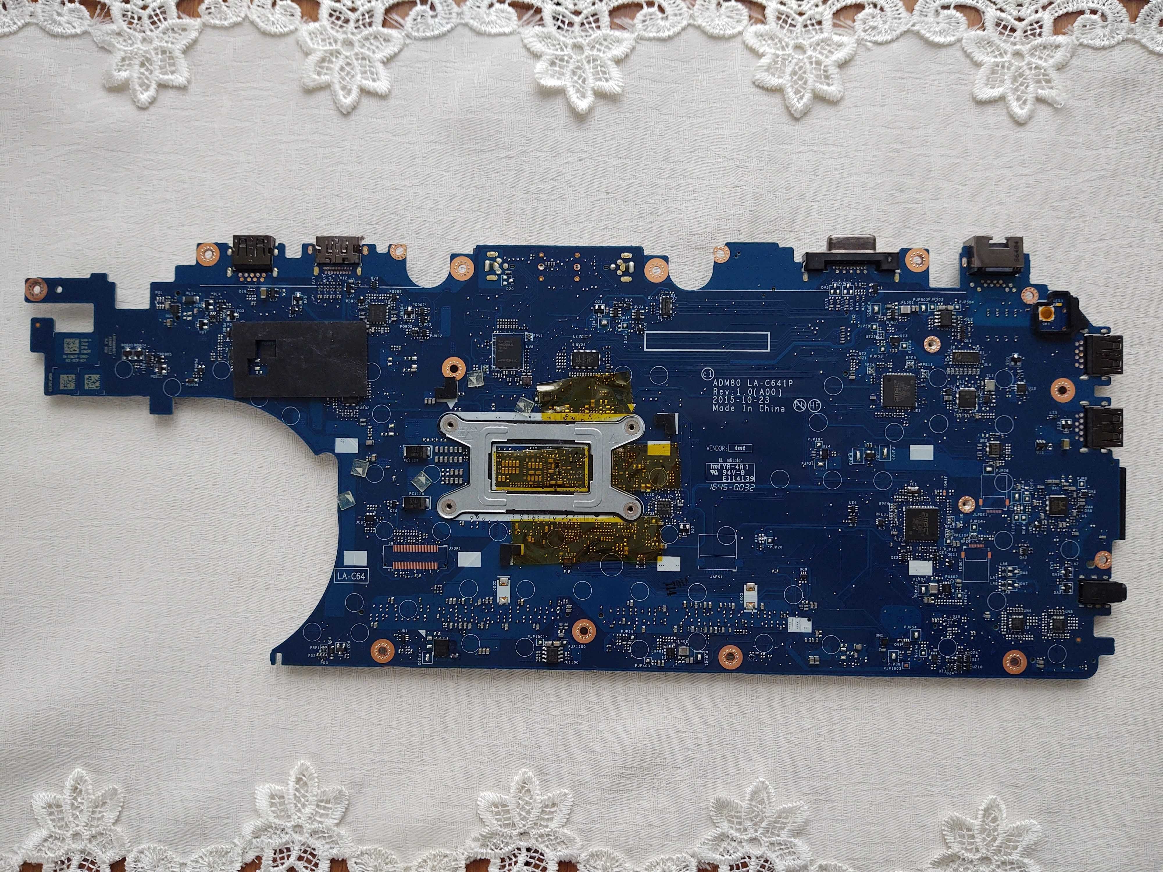 Материнська плата ADM80 LA-C641P Dell Latitude E5570 i5-6300U