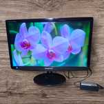 Монитор 21.5 Samsung FHD Black VGA 16:9 экран