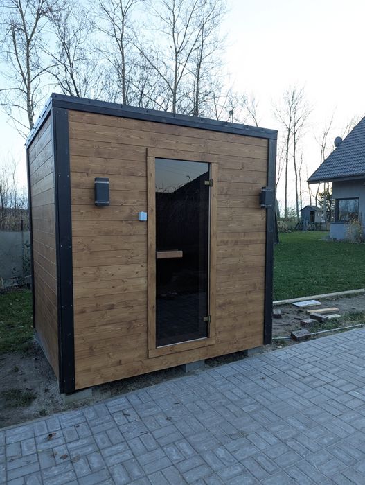 Sauna fińska ogrodowa premium izolowana 8kw