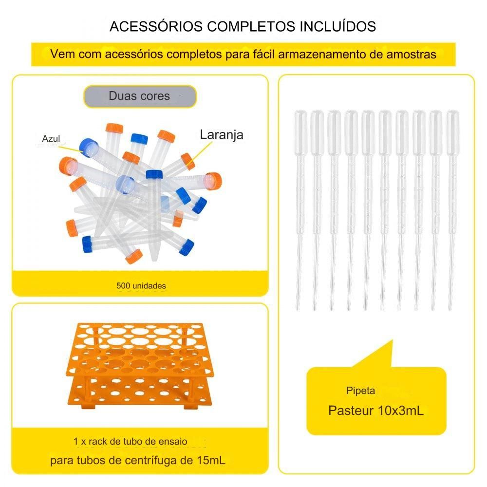 Tubos Cônicos de Centrifugação 15ml