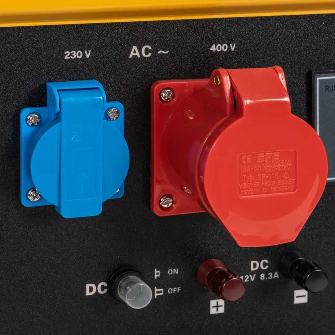 Gerador 8KVA Trifásico c/Arranque elétrico, Rodas e Pega VITO AP28