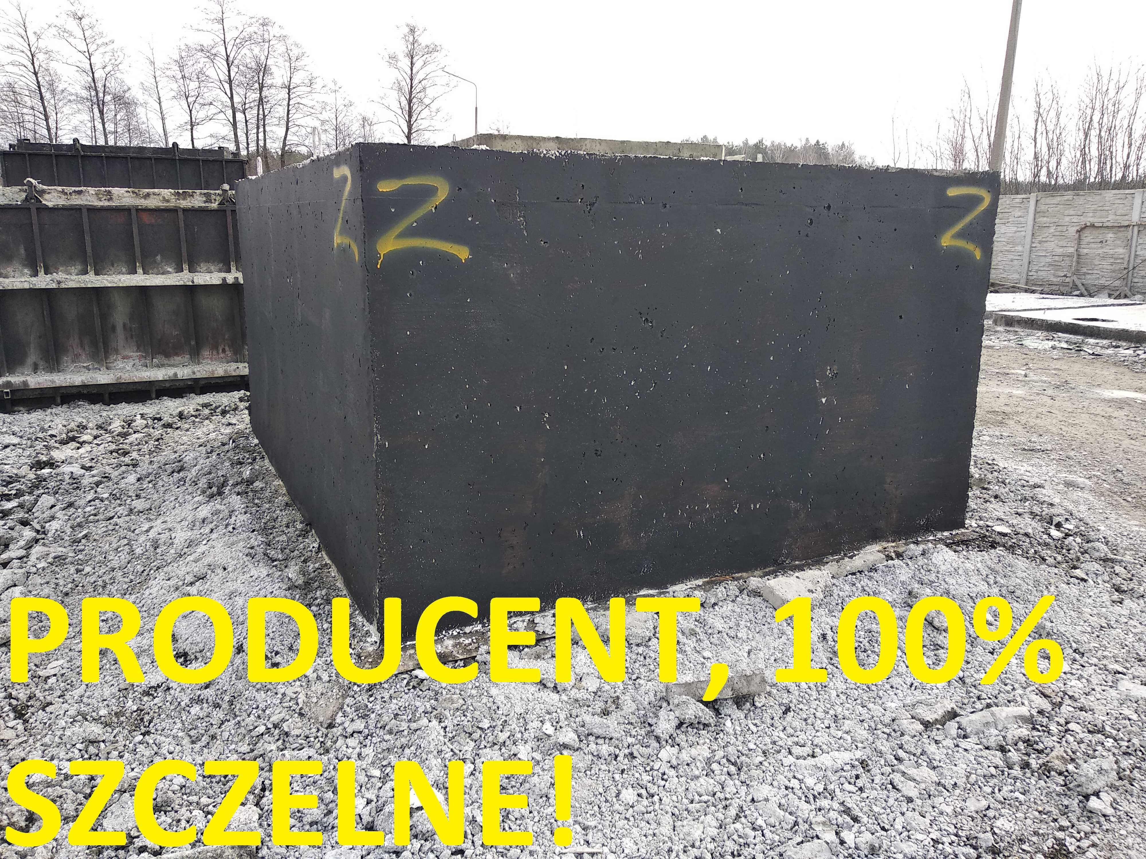 Szambo betonowe szamba Producent 10m3 KANAŁ samochodowy PIWNICA