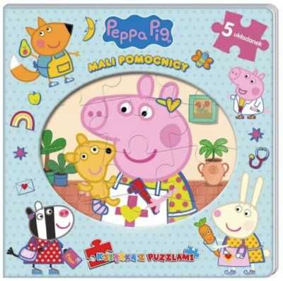 Peppa Pig. Książka z puzzlami. Mali pomocnicy - praca zbiorowa