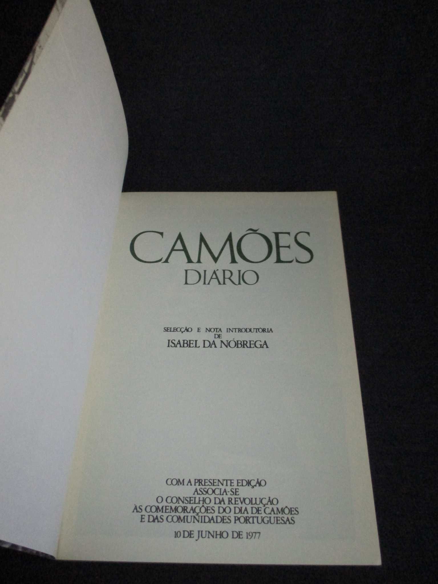 Livro Camões Diário Conselho da Revolução Moraes Editora 1977