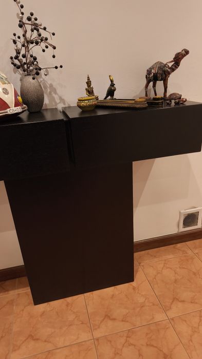 Móvel Hall Entrada Madeira Mogno