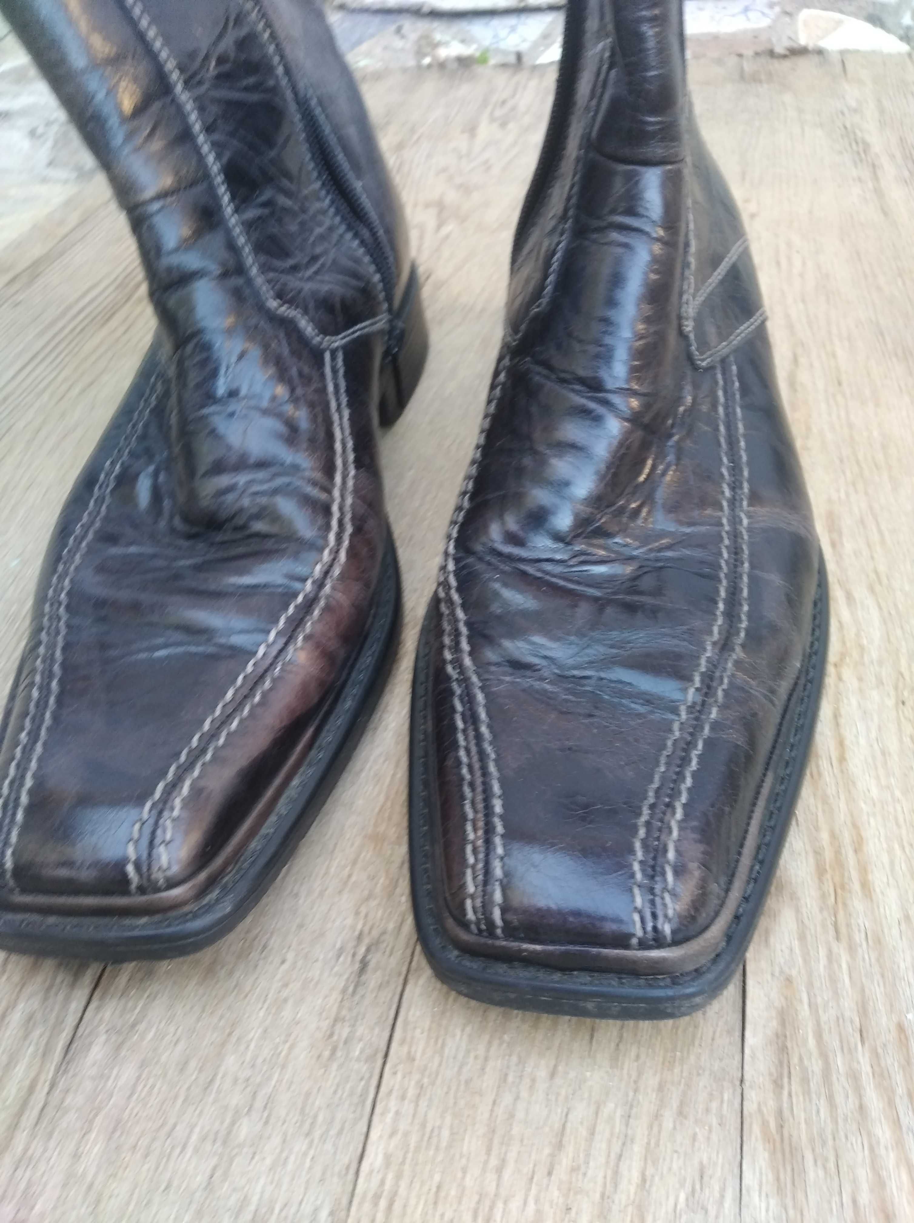Класичні шкіряні чоловічі черевики franco fortini