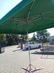 Parasol ogrodowy 2.5 m x 3 m solidny