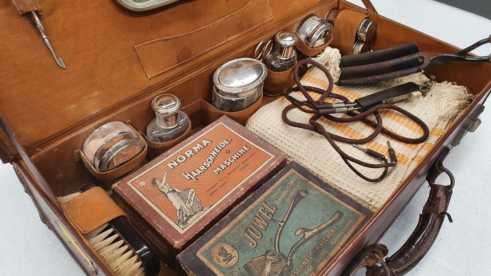 Mala original de barbeiro