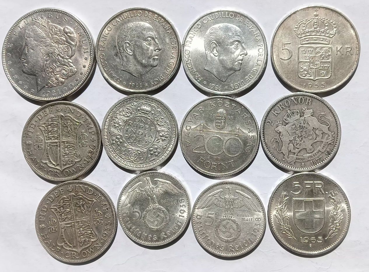 Продам срібні монети