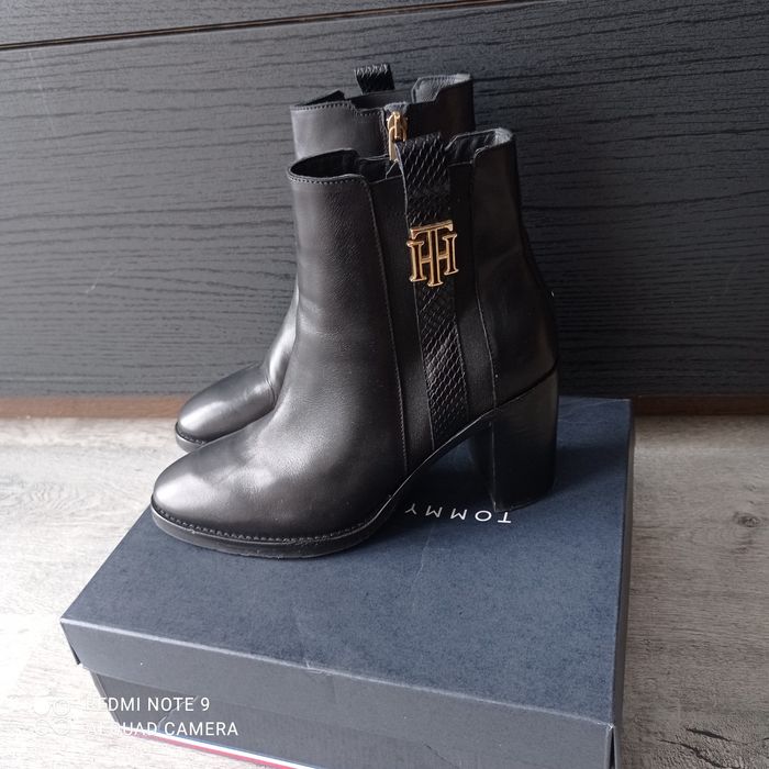 Botki skórzane Tommy Hilfiger r.38