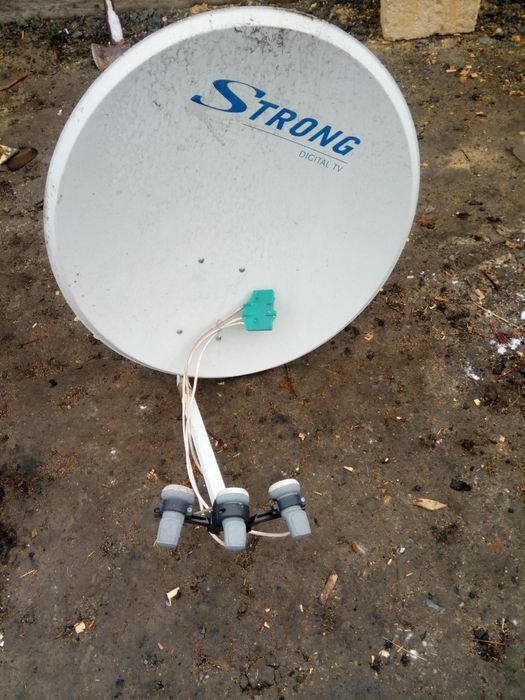 Продам супутникову антену віасат з тюнером