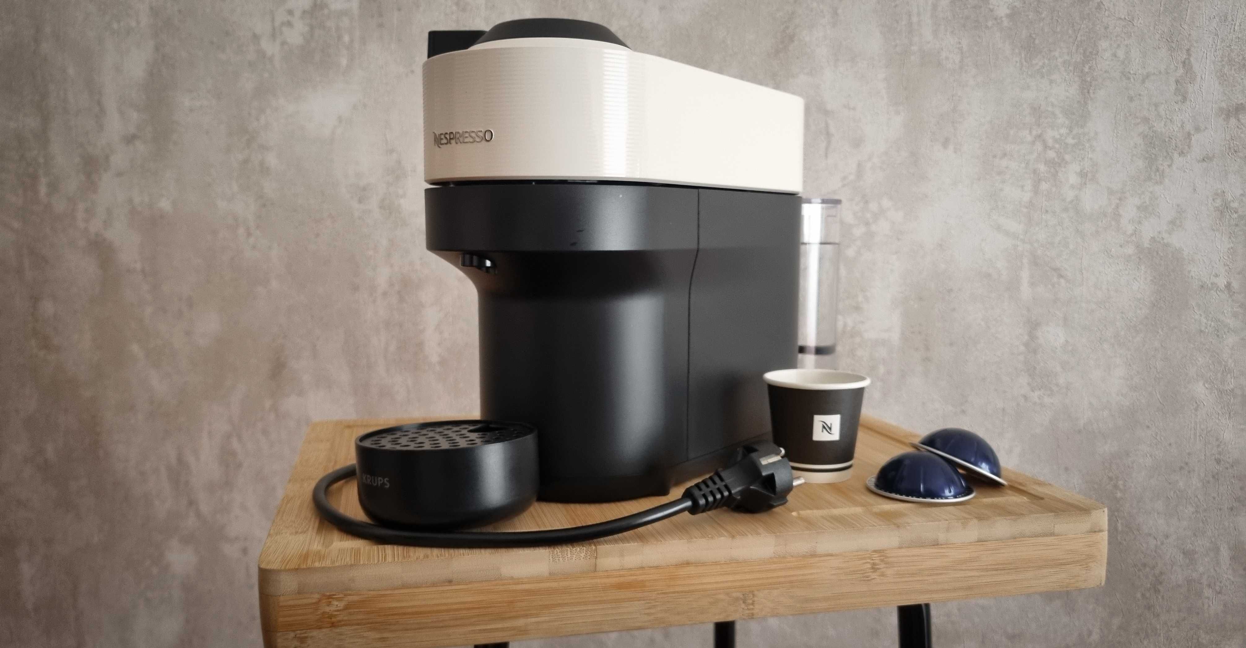 Máquina de Café KRUPS Nespresso Vertuo Pop Branco
